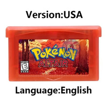 Load image into Gallery viewer, Pokemon GBA Game Cartridge - Fan Editions: Emerald Seaglass, Run &amp; Bun, Dark Violet, Lunar &amp; More (37 Games)
