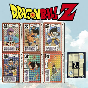 Dragon Ball DIY Flash Cards Showcasing Son Goku, Master Roshi, Piccolo, and Vegeta