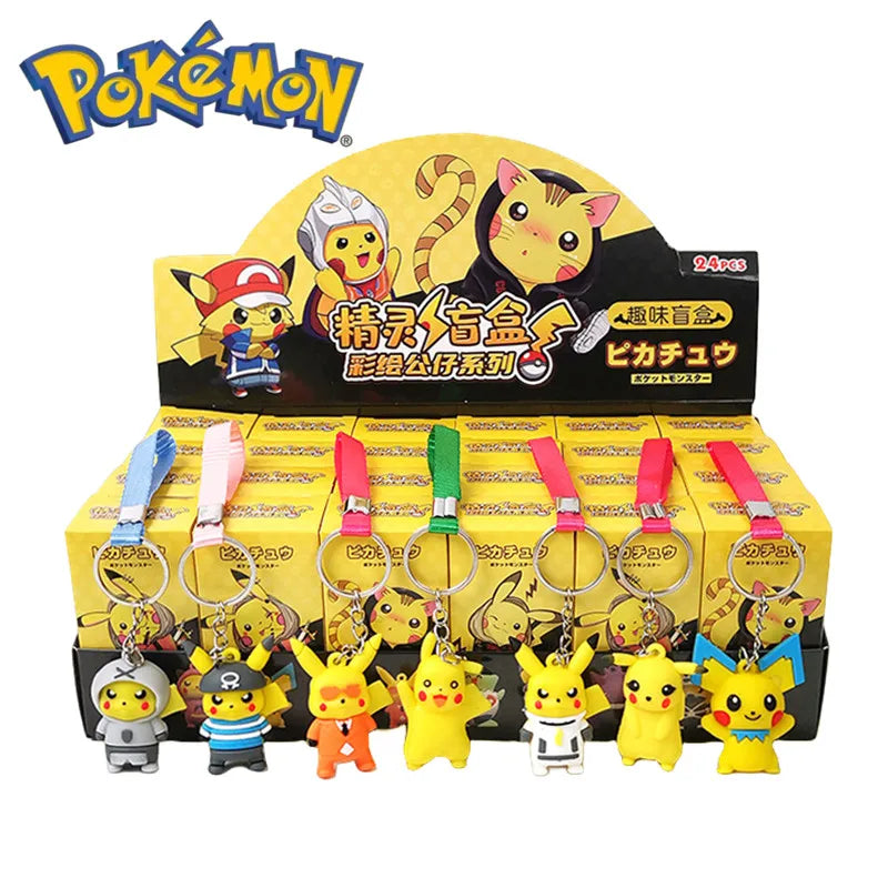 24Pcs/Set Pokemon Keychain Set – The Anime Supply
