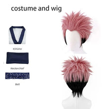 Load image into Gallery viewer, Ryomen Sukuna Cosplay Costume with Wig - Jujutsu Kaisen White Kimono Full Set (S-XXL)

