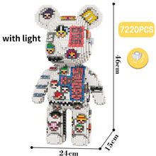 Load image into Gallery viewer, Colorful Love Bear Light-Up Building Blocks
