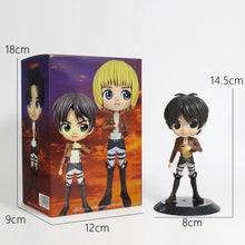 Load image into Gallery viewer, Attack on Titan Q-Style Figures - 14cm Mikasa, Eren, Levi &amp; Armin Collectibles
