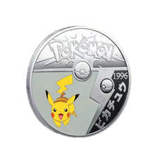 Load image into Gallery viewer, Pokemon Gold Plated Coins Showcasing Pikachu, Mewtwo, Charizard
