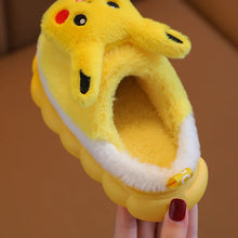 Load image into Gallery viewer, Kawaii Pokemon Pikachu Winter Slippers
