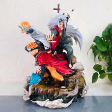 Load image into Gallery viewer, Naruto Shippuden Sannin &amp; Hokage Statue Set - Jiraiya, Minato and Sage Mode Naruto (41cm)
