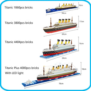 Titanic 3D Model Ship Building Blocks