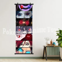 Load image into Gallery viewer, Naruto Shippuden Hanging Wall Scroll - Kakashi, Itachi &amp; Sasuke Canvas Art
