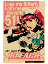 Load image into Gallery viewer, Bleach Retro Manga Cover Canvas Poster
