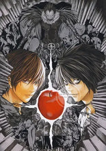 Load image into Gallery viewer, Death Note Retro Canvas Posters - L, Light, Ryuk &amp; Misa Wall Art (A4 / A3, 19 Designs)
