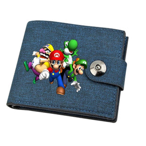 Original Super Marios Wallet Featuring Mario, Luigi, and Yoshi