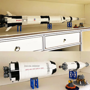 Build Your Own Apollo Saturn V: Educational Space Rocket Building Blocks