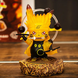 Pokemon X Naruto Crossover: Naruto Pikachu Figures