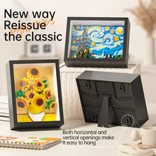 Load image into Gallery viewer, World Famous Painting Building Blocks Set - Great Wave, Milky Way &amp; Sunflower Framed Art Bricks for Home Decor
