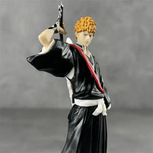 Load image into Gallery viewer, 19cm Anime Bleach Kurosaki Ichigo Holding Zangetsu PVC Action Figure
