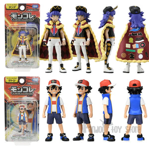 Pokemon Legendary Trainers Figure Series with Ash Ketchum, Leon, Cynthia, and Steven Stone