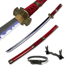 Load image into Gallery viewer, One Piece Zoro Swords - 104cm Bamboo Cosplay Katanas, Three-Sword Sets and Singles
