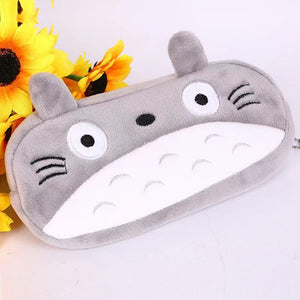 Cute Plush Totoro Pencil Case, Cosmetic & Makeup Pouch, Coin Purse