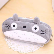 Load image into Gallery viewer, Cute Plush Totoro Pencil Case, Cosmetic &amp; Makeup Pouch, Coin Purse
