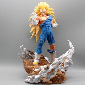 39cm Dragon Ball Z Super Saiyan 3 Goku Vegeta SSJ3 GK Figures