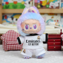Load image into Gallery viewer, Labubu Football Outfit Set - 17cm Doll Sports Clothing &amp; Accessories DIY Kit
