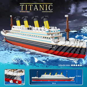 Titanic 3D Model Ship Building Blocks