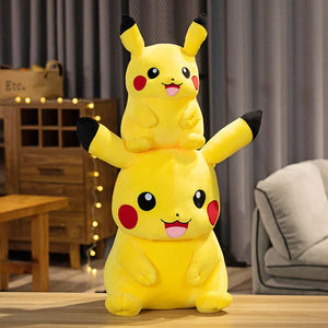 Large Pikachu Plush Doll: 40-65CM Creeping Pokemon Sleeping Pillow