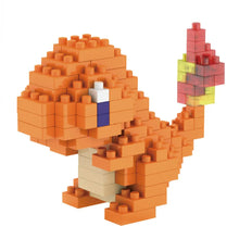 Load image into Gallery viewer, DIY Pokemon Building Blocks Featuring Pikachu, Charizard, Eevee, and Mewtwo
