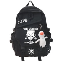 Load image into Gallery viewer, JoJo&#39;s Bizarre Adventure Cosplay Backpack - Student School &amp; Laptop Travel Bag
