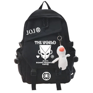 JoJo's Bizarre Adventure Cosplay Backpack - Student School & Laptop Travel Bag