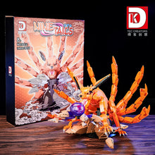Load image into Gallery viewer, Kurama Nine-Tailed Fox Building Block Model - Naruto Tailed Beast Brick Kit (1480 Pieces)
