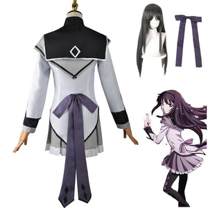 Anime Madoka Magica Puella Magi Madoka Magica Akemi Homura & Kaname Madoka Cosplay Costume