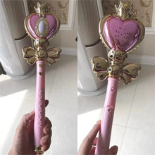 Load image into Gallery viewer, Sailor Moon Spiral Heart Moon Rod - 37cm Light-Up Musical Cosplay Wand
