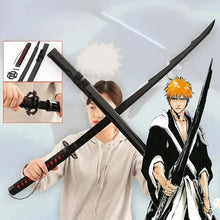 Load image into Gallery viewer, Bleach Character Wooden Katana Cosplay Prop Collection
