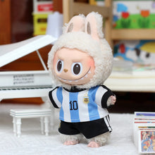 Load image into Gallery viewer, Labubu Football Outfit Set - 17cm Doll Sports Clothing &amp; Accessories DIY Kit

