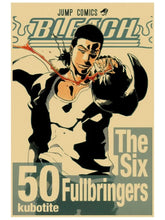 Load image into Gallery viewer, Bleach Retro Manga Cover Canvas Poster
