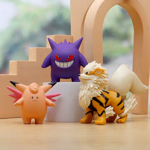 Load image into Gallery viewer, Pokemon 8Pcs/set Scale World Trainer Pikachu, Charizard, Gengar PVC Action Figures
