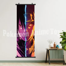 Load image into Gallery viewer, Naruto Shippuden Hanging Wall Scroll - Kakashi, Itachi &amp; Sasuke Canvas Art
