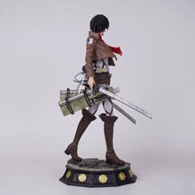 Load image into Gallery viewer, Attack on Titan Mikasa Ackerman Figure - 30cm Survey Corps Statue with Dual Blades
