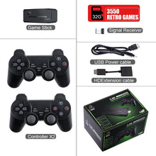 Load image into Gallery viewer, Video Game Console 32GB 3550 and 64GB 20000 2.4G Double Wireless Game Stick Retro Games for PS1/GBA

