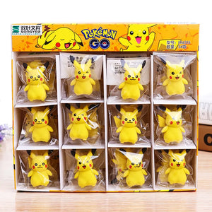 36pcs/set Pokemon Pikachu 3d Erasers School Supplies