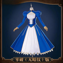 Load image into Gallery viewer, Fate/Grand Order Artoria Pendragon Blue Saber Cosplay Costume
