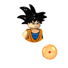 Load image into Gallery viewer, Dragon Ball Building Blocks Showcasing Goku, Vegeta and Other Characters
