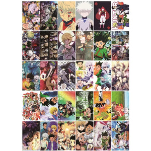 30Pcs/box Hunter X Hunter Lomo Card Postcard Showcasing Gon, Freecss, Killua, and Zoldyck