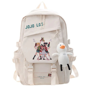 JoJo's Bizarre Adventure Cosplay Backpack - Student School & Laptop Travel Bag