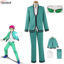 Load image into Gallery viewer, Saiki K Cosplay Costume Set - Complete Uniform with Wig &amp; Glasses for Saiki Kusuo
