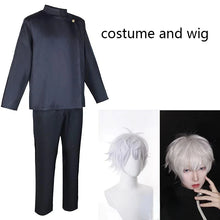 Load image into Gallery viewer, Gojo Satoru Cosplay Costume - Jujutsu Kaisen High School Uniform with Optional Wig (S-XXXL)

