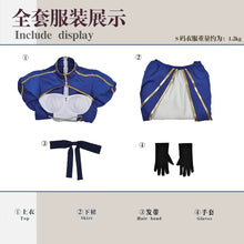 Load image into Gallery viewer, Fate/Grand Order Artoria Pendragon Blue Saber Cosplay Costume
