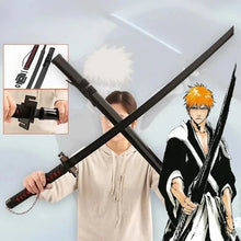 Load image into Gallery viewer, Bleach Character Wooden Katana Cosplay Prop Collection
