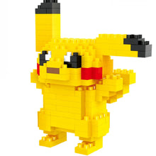 Load image into Gallery viewer, DIY Pokemon Building Blocks Featuring Pikachu, Charizard, Eevee, and Mewtwo
