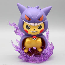 Load image into Gallery viewer, Pokemon 12cm Pikachu Cosplaying Gengar Collectible Figure
